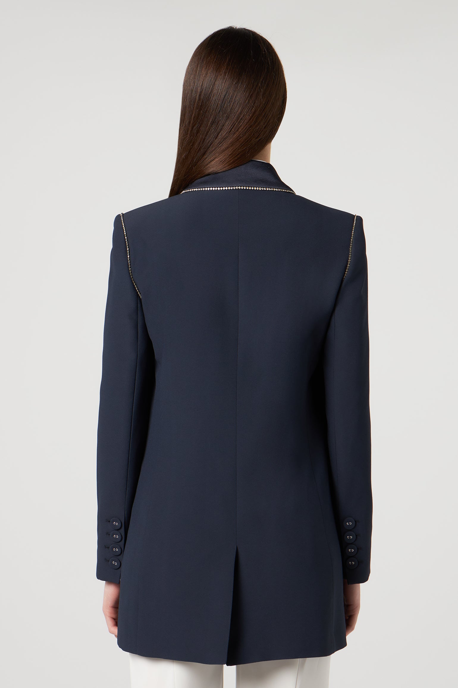 PATRIZIA PEPE Blau zweireihiger Blazer